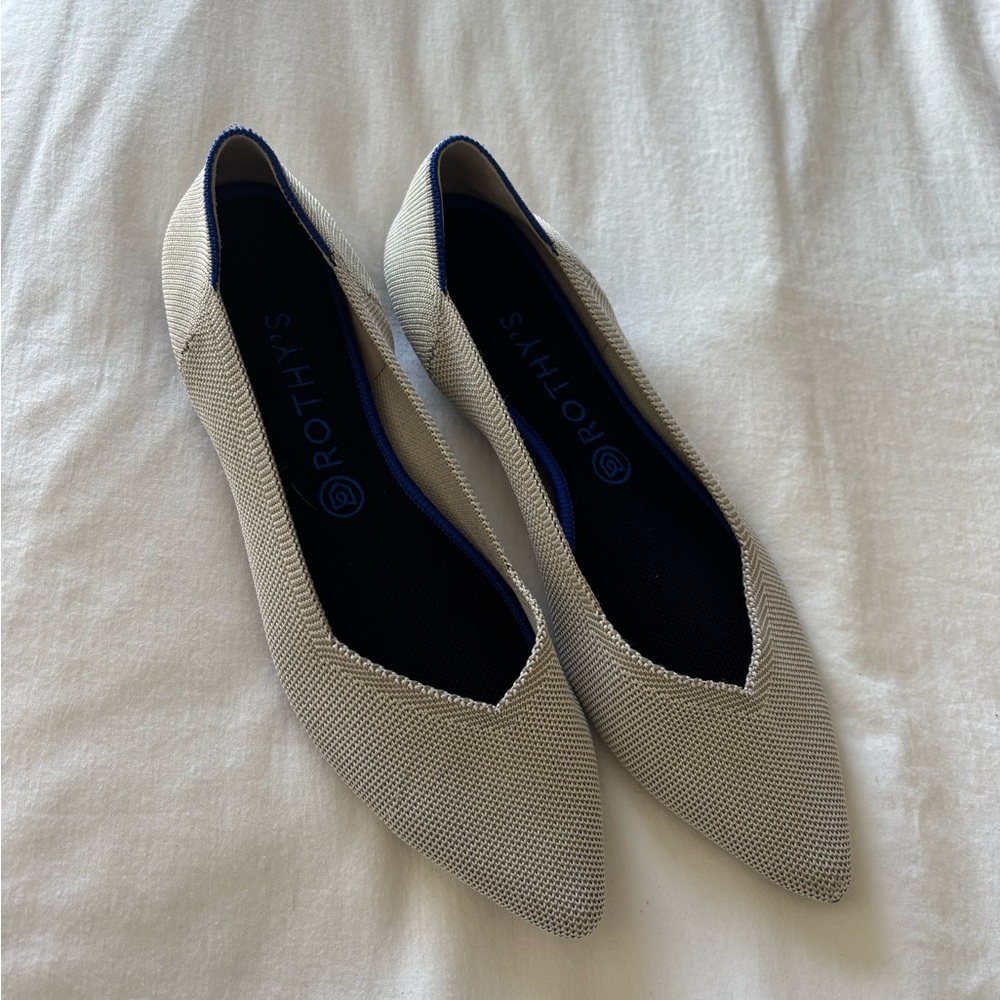 Rothy’s The Point Birdseye Flax 10.5 GUC